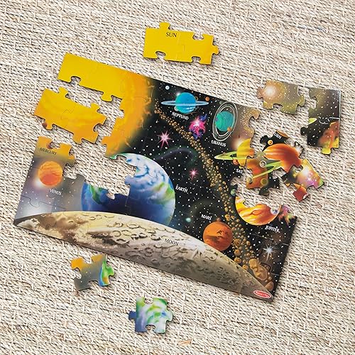Miniatura 9 de Melissa  DougSistema solar 48pcs Floor Puzzle Sistema solar 48 piezas rompecabezas de suelo Multicolor