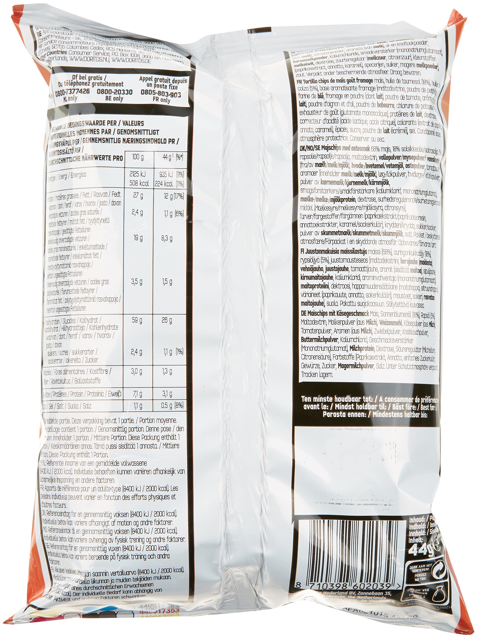 Doritos Nacho Cheese 80x44g