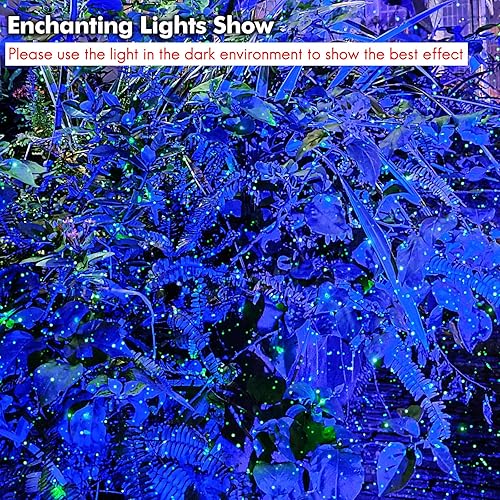 Miniatura 2 de Firefly Luces de Jardín Proyector Láser de Estrellas, Iluminación Decorativa al Aire Libre con Nebulosa Azul para Jardín Interior y Exterior
