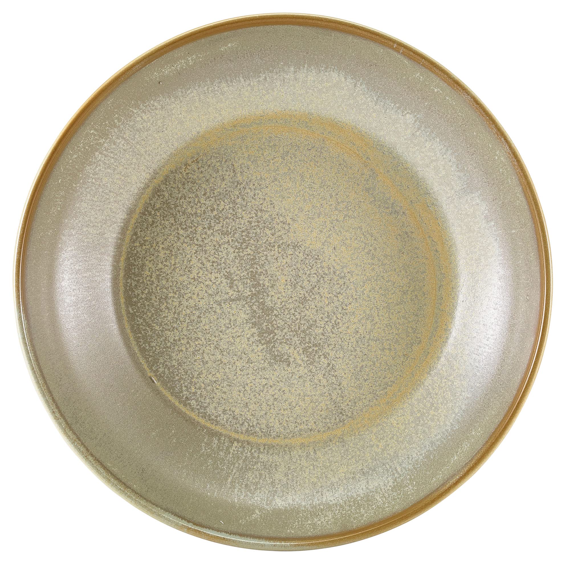 Terra - Juego de 6 platos (porcelana), color gris mate, 10,8 pulgadas