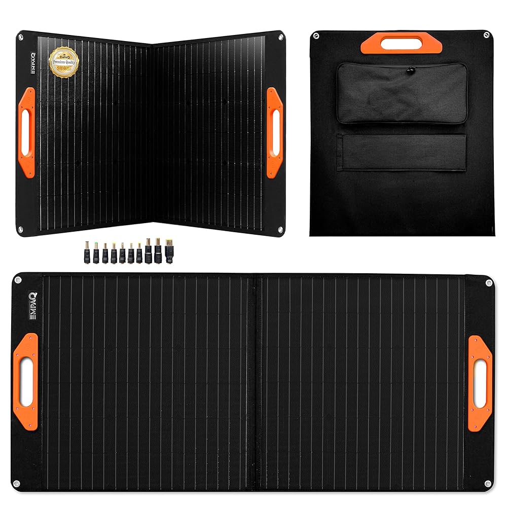 EMPAQ POWER SOLAR 110+ ソーラーパネル 折り畳み　防災等 Amazon.co.jp: EMPAQ Power Solar 110+ ソーラーパネル 110W