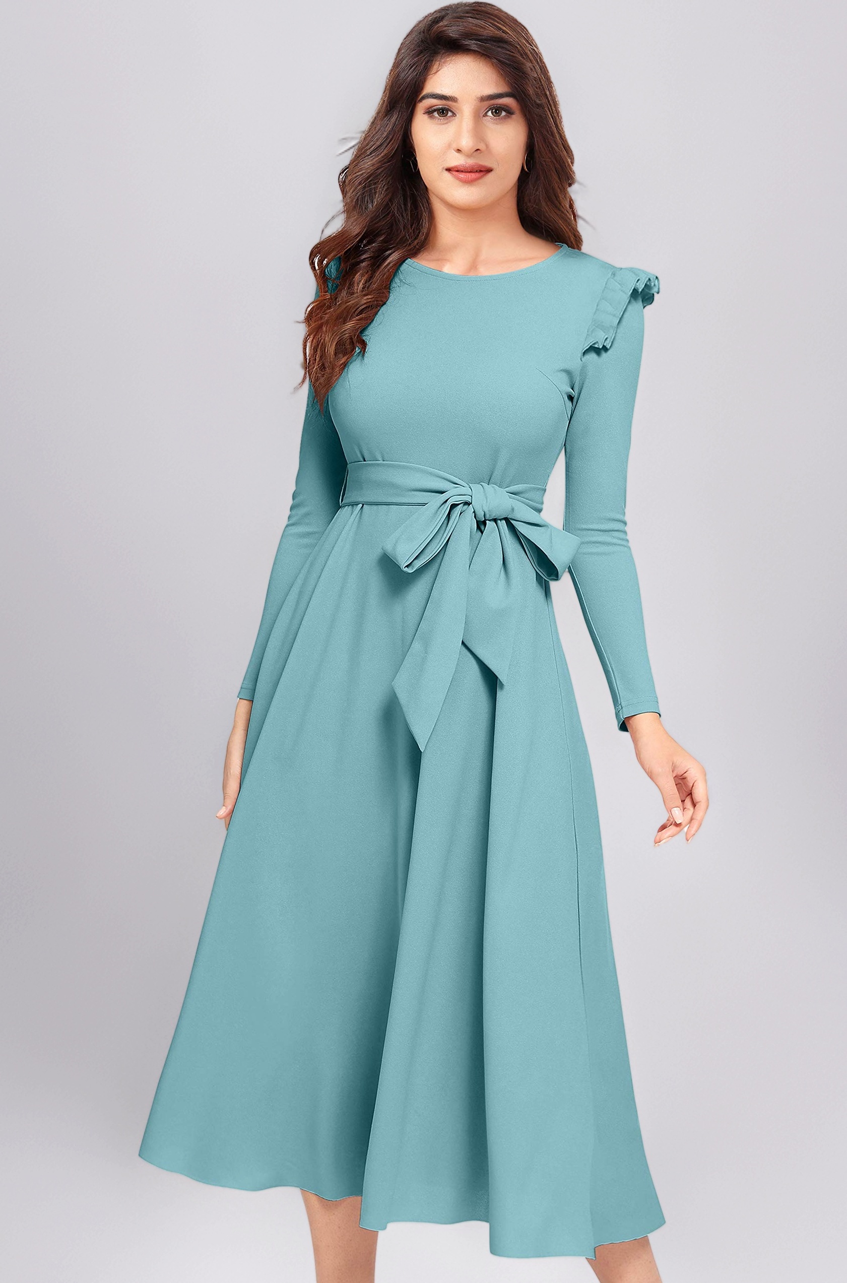 ILLI LONDON Women's A-LINE Maxi Dress