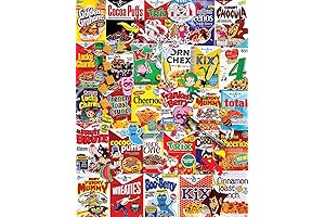 White Mountain Puzzles Cereal Boxes - 1000-Piece Jigsaw Puzzle