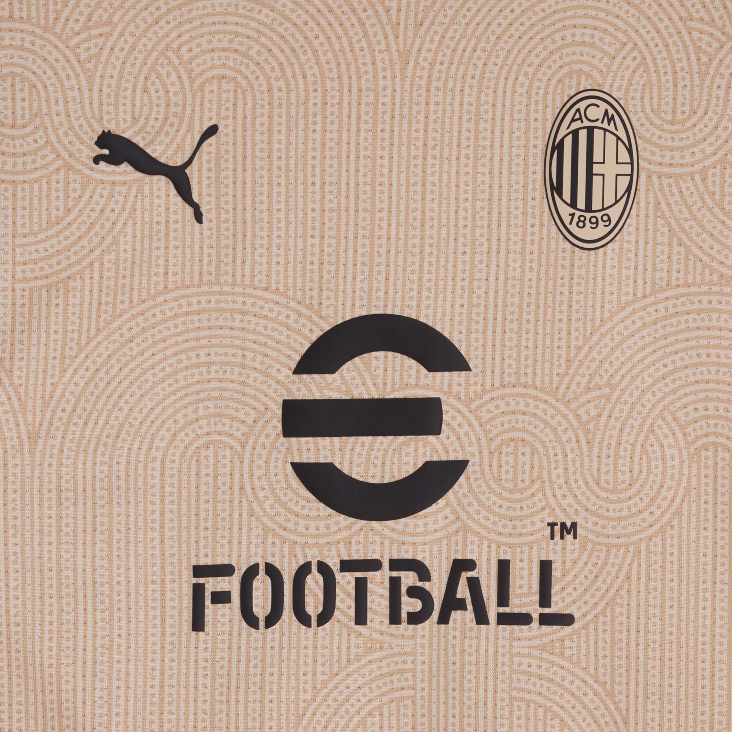 A.C. Milan Maglia Prematch Maillot de Course Prematch, Saison 2024/25, Technologie dryCell, Coupe Classique Mixte Enfant