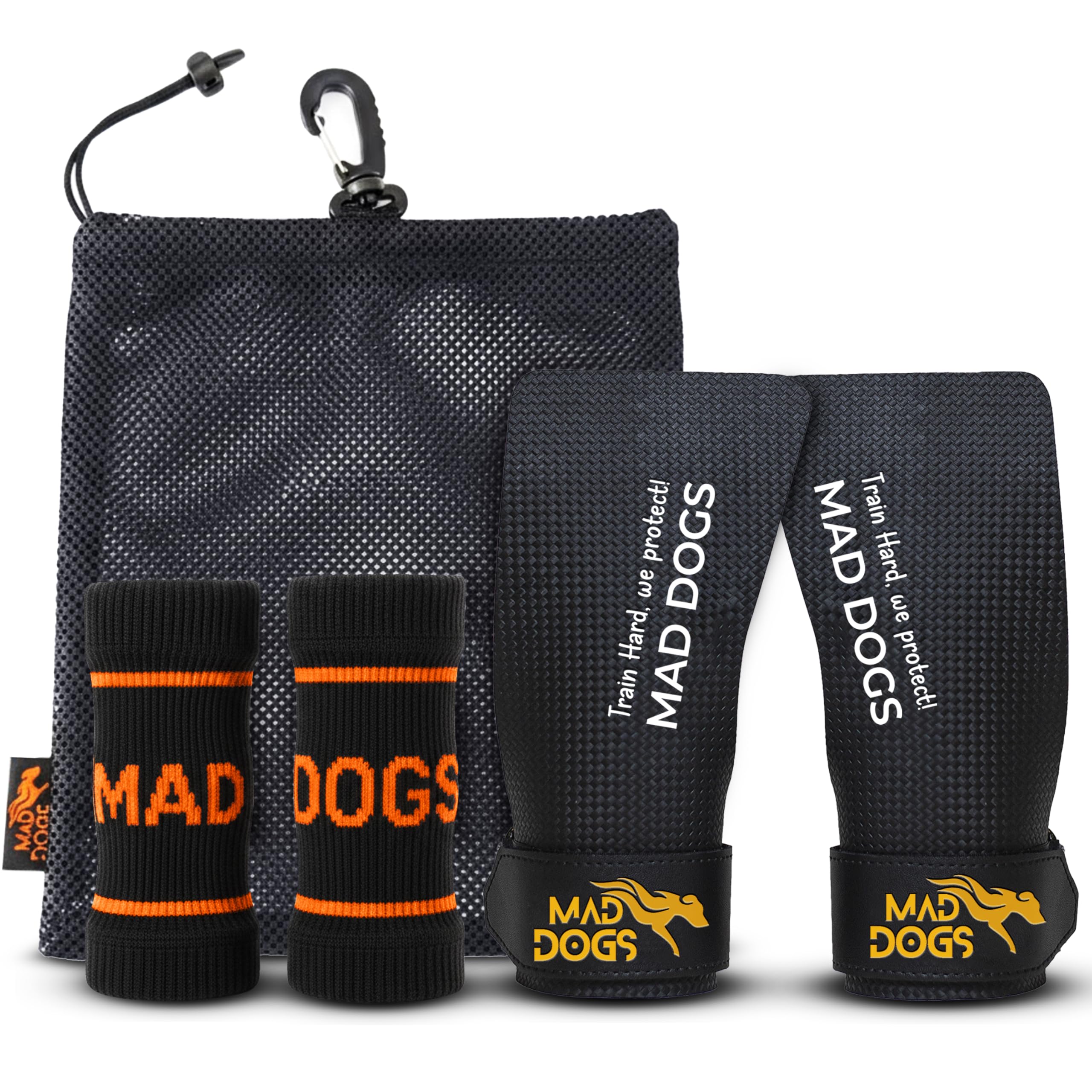MAD DOGS Boxer Strada per Crossfit e Cross Training, Hand Grips con cuscino, protezione e comfort, design senza fori, unisex