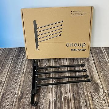 oneup Towel Holder Space Saving Towel Holder, Towel Racks for Bathroom, T69394