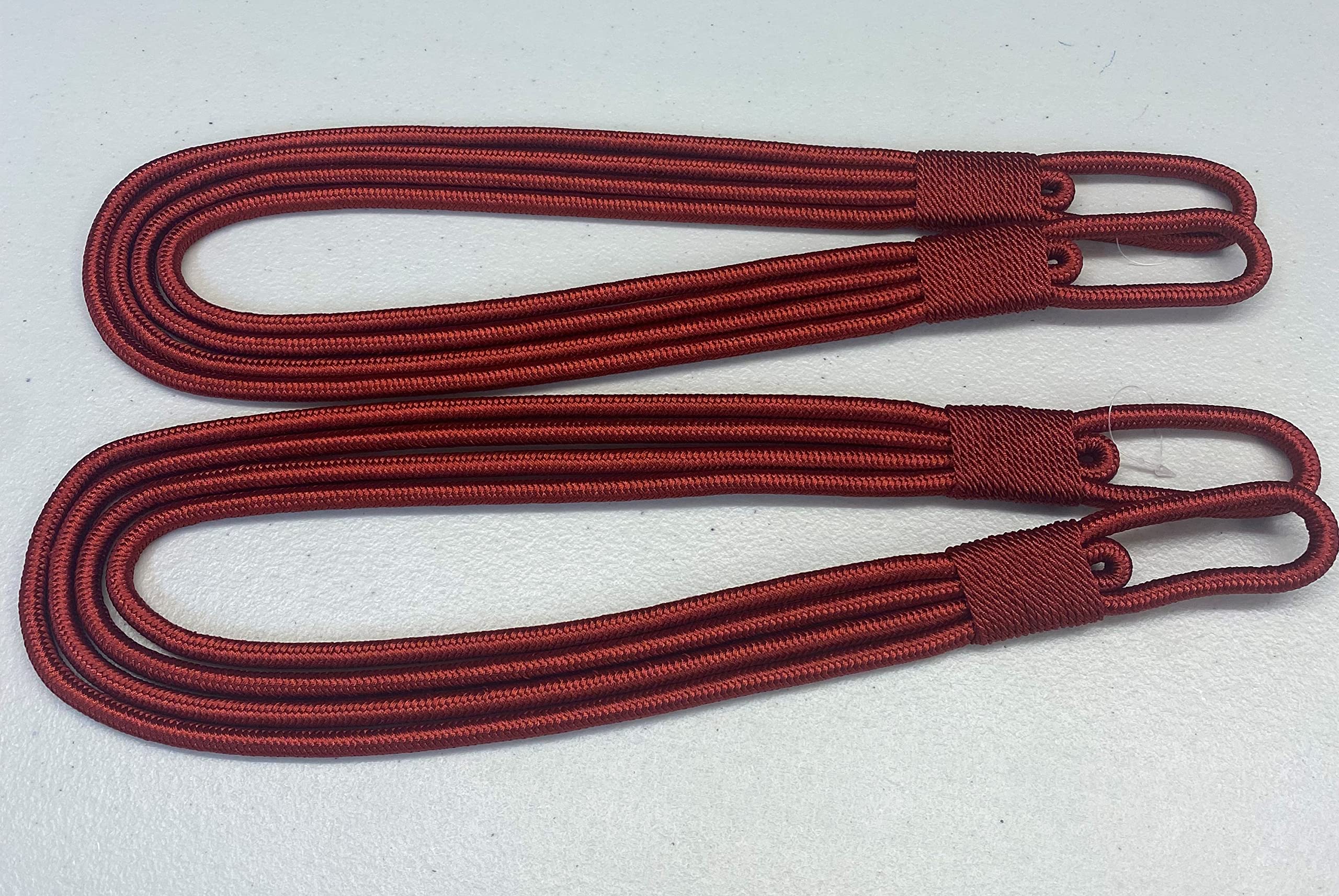 Maple Textile Sold In Pairs Burgundy Cord Band Curtain Tie Back/Tiebacks