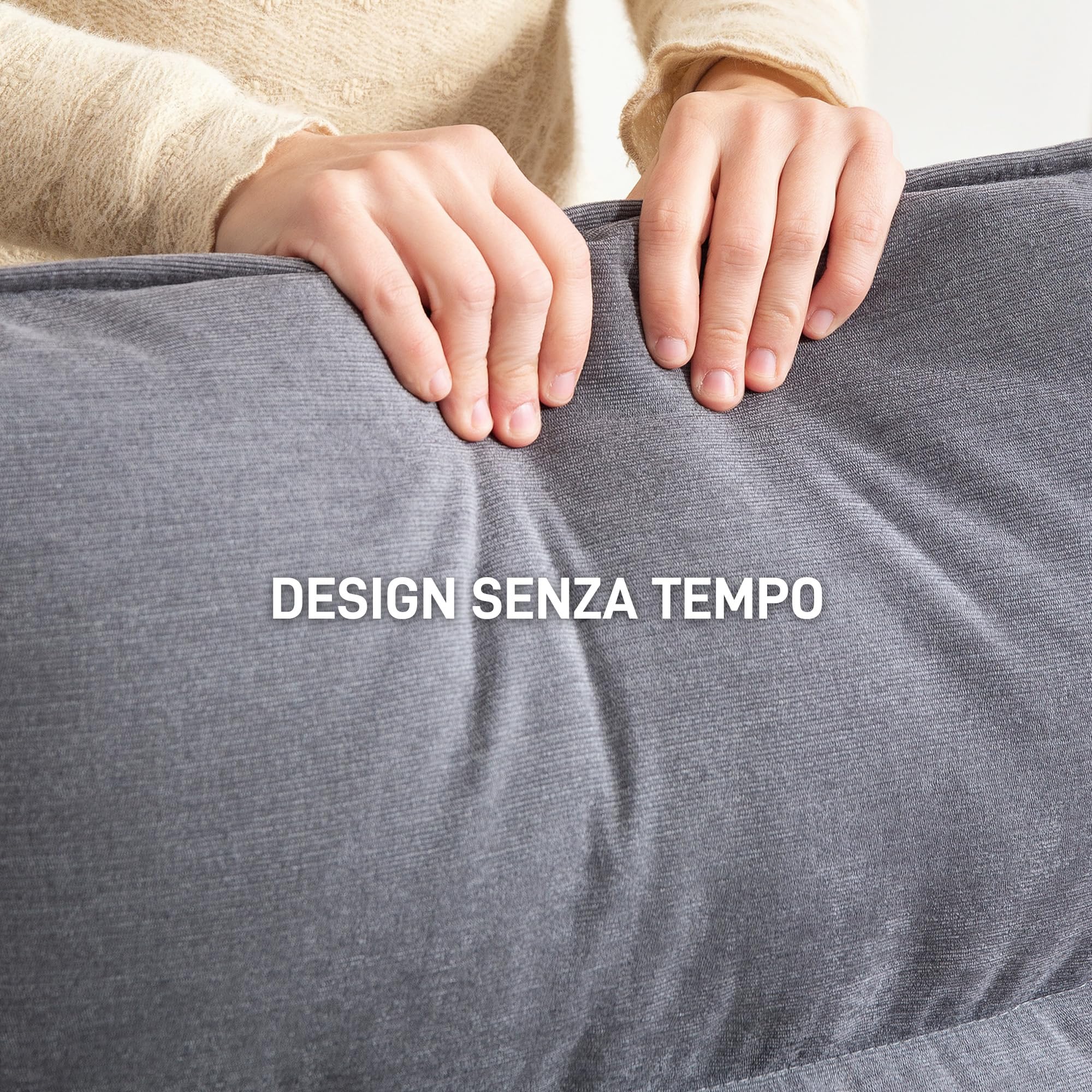 HOMCOM Sillón de Salón Moderno Butaca de Salón con Respaldo Alto Reposabrazos y Patas de Madera Tapizado en Terciopelo Butaca para Dormitorio Sala de Estar Gris