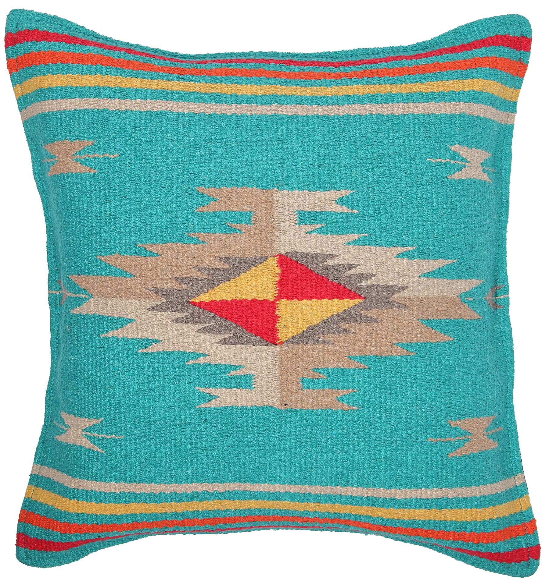 El Paso Designs Aztec Throw Pillow Cover 18 X 18- Hand Woven in Southwest and Native American Styles Throw Pillow Cover (7)
