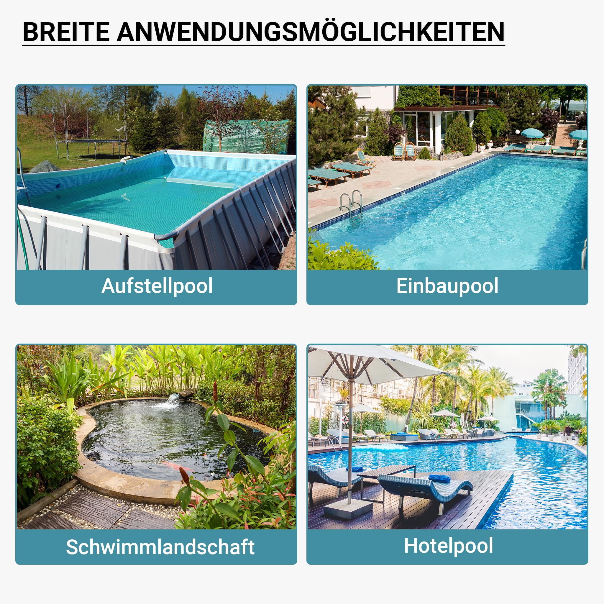 Wiltec Sandfilteranlage HZS-200 für Pools, Filteranlage, Poolfilter, Pumpe, Filterkessel mit Pumpe, Schwimmbadpumpe