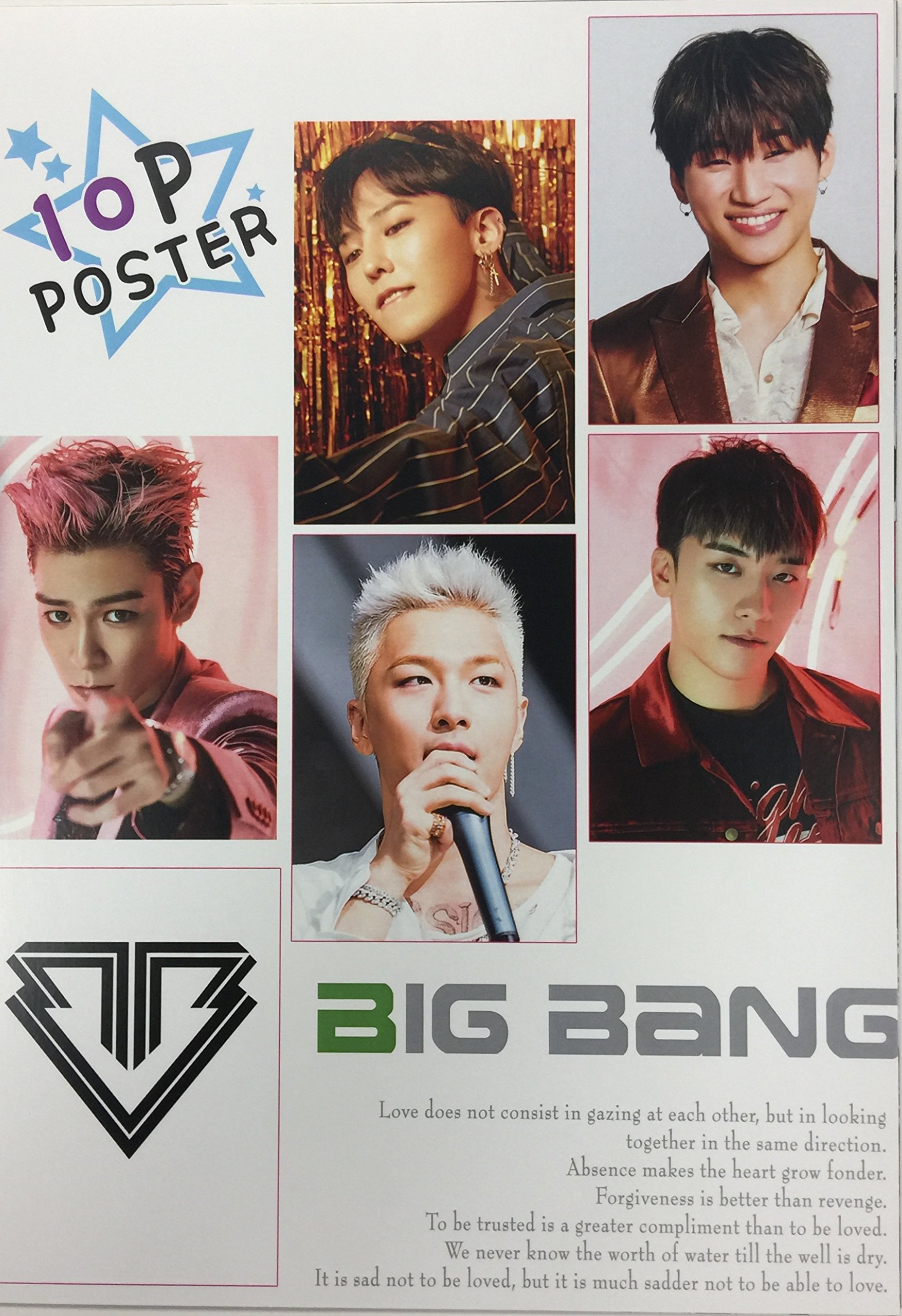 Amazon.com: Fancy105 Kpop Bigbang Photo Posters (10 Pieces 
