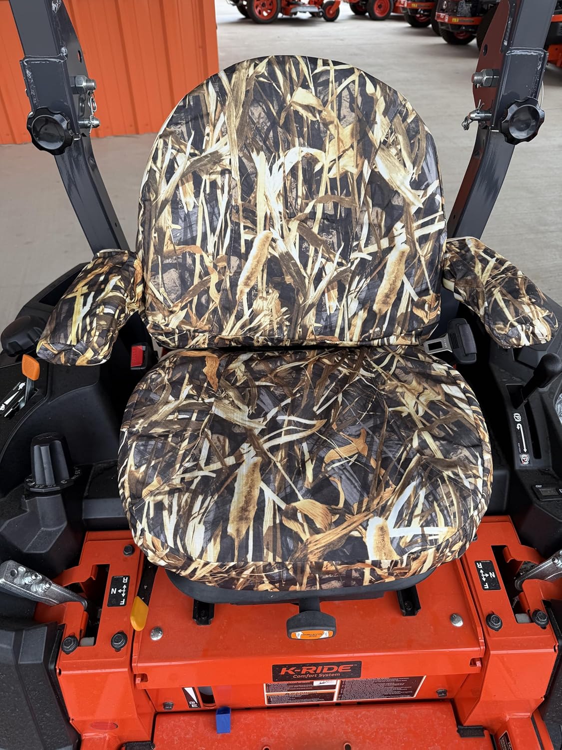 Durafit Seat Covers, Custom Fit Seat Cover for Ferris 500/700 Models/SCAG Patriot/Freedom and Kioti ZX Z Zero Turn Mowers in Waterproof Endura Fabric. Protection, Comfort, Storage, Style.