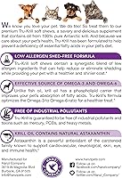 Vista 2 de Masticables suaves de aceite de krill antártico de primera calidad para perros, ricos en omega 3, astaxantina, vitamina E, para piel y pelaje, bajo