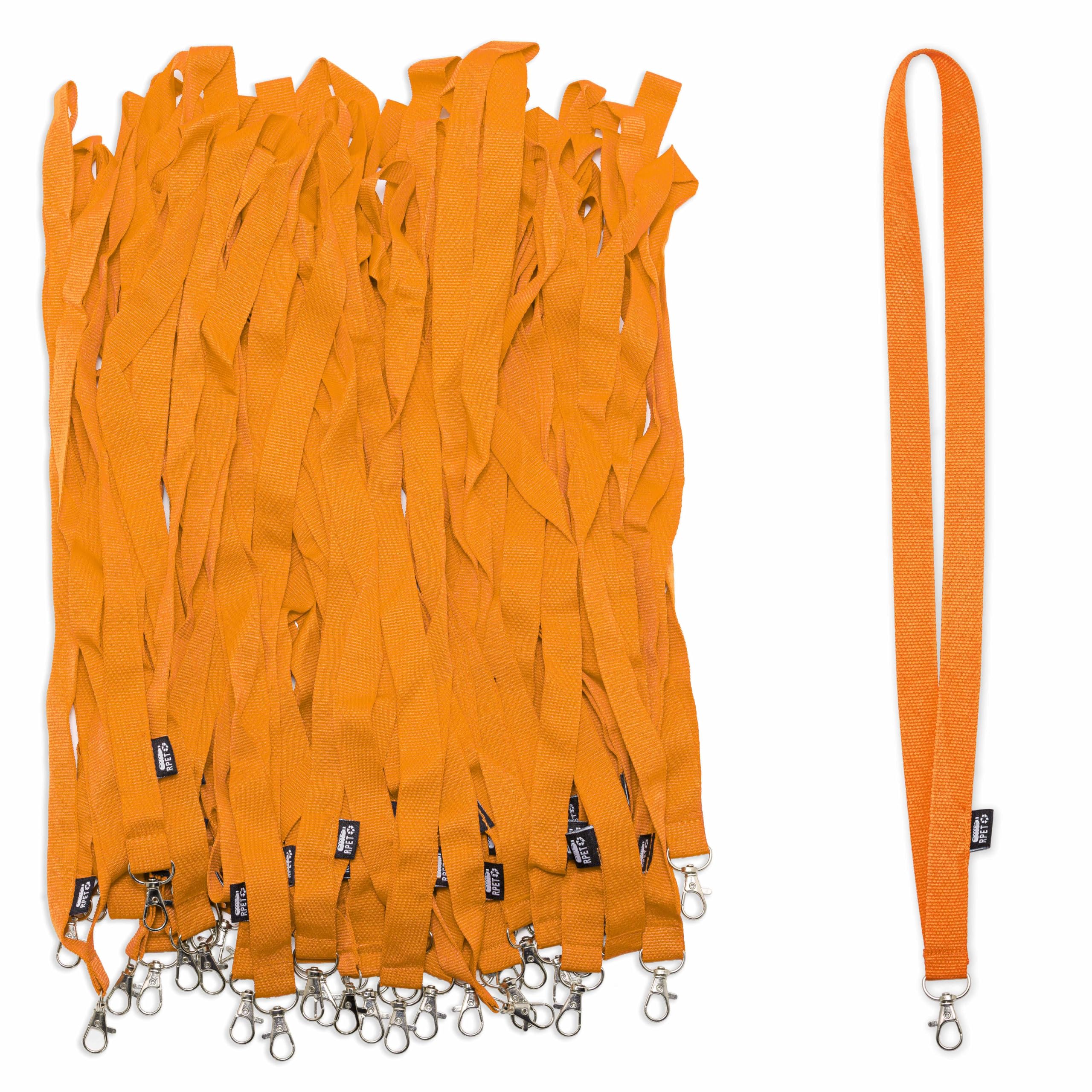 50 lanyard reciclado acreditaciones colgantes credenciales badge holder cinta porta credenciales
