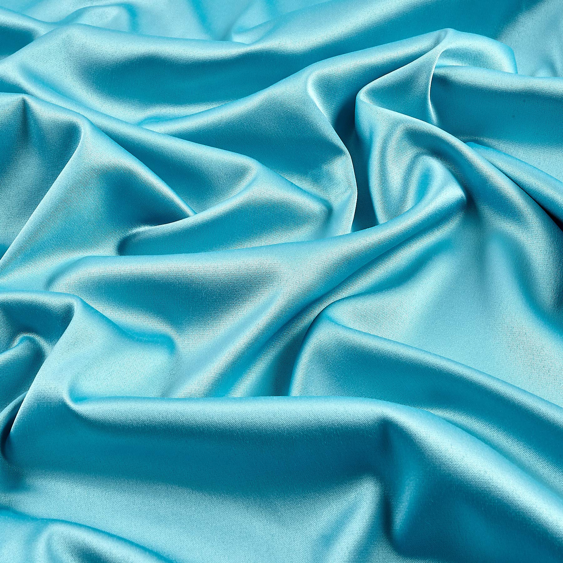 Amazon.com: Stretch L'Amour Satin Robin Egg Blue, Fabric by