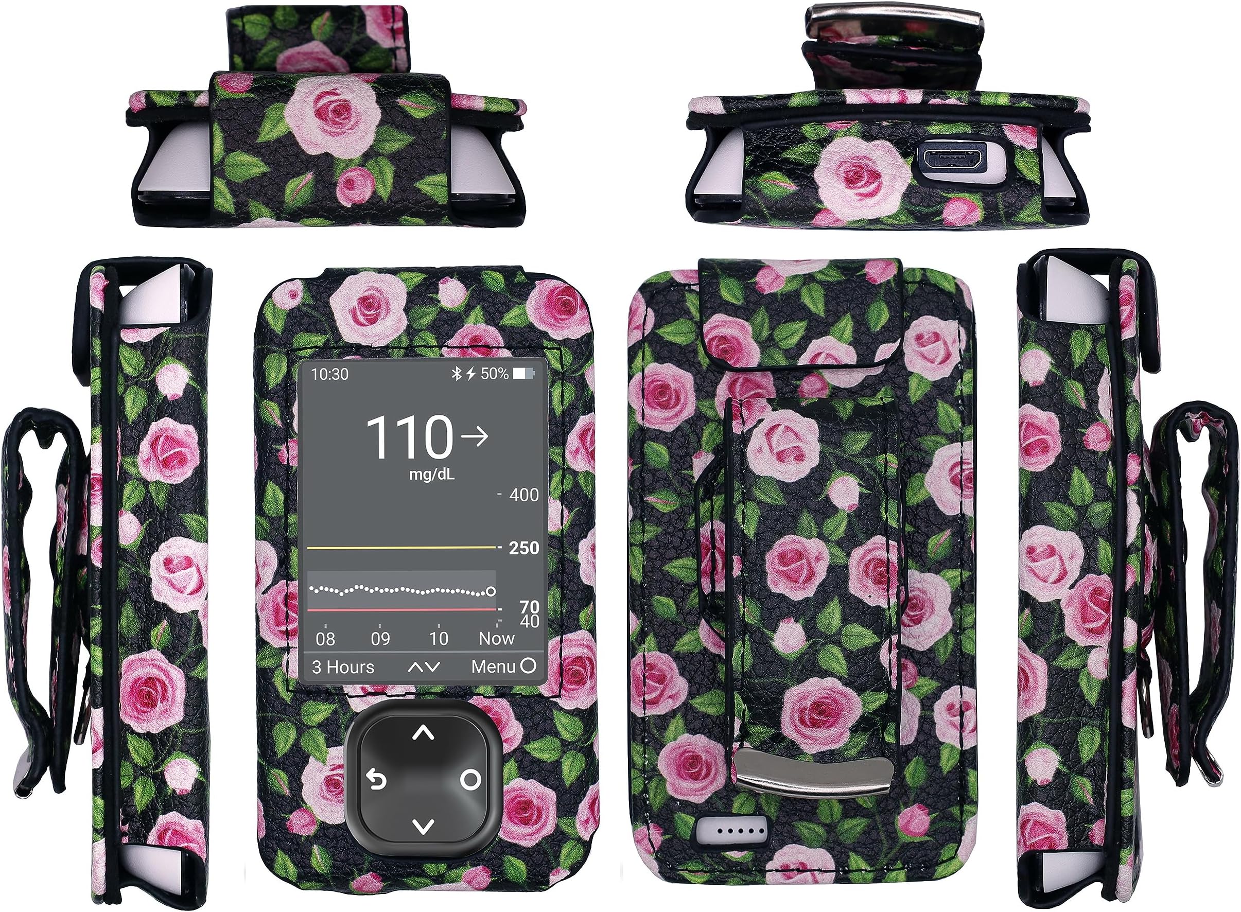 SNK Designed Fitted Leather Case W/Screen Protector