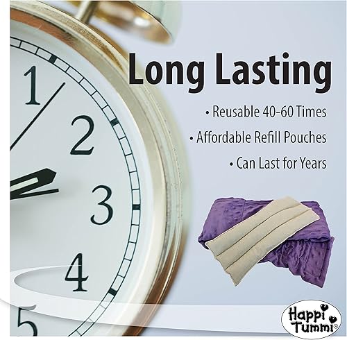 Miniatura 4 de Almohadilla térmica para microondas, envoltura de aromaterapia natural para calambres menstruales, molestias abdominales, dolor de espalda de cuello