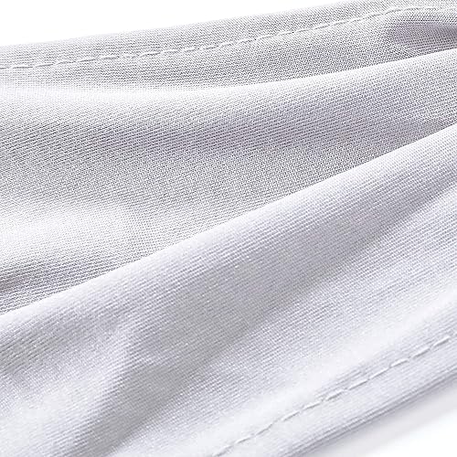 Miniatura 5 de Obstal 50 cintas elásticas de elastano para sillas de recepción de boda, bandas elásticas universales para sillas con hebilla deslizante para