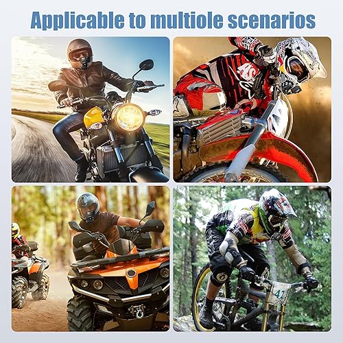 Miniatura 4 de Soporte de barbilla para cámara de acción para casco de motocicleta y motocross, soporte POV giratorio de 360 con base de liberación rápida,