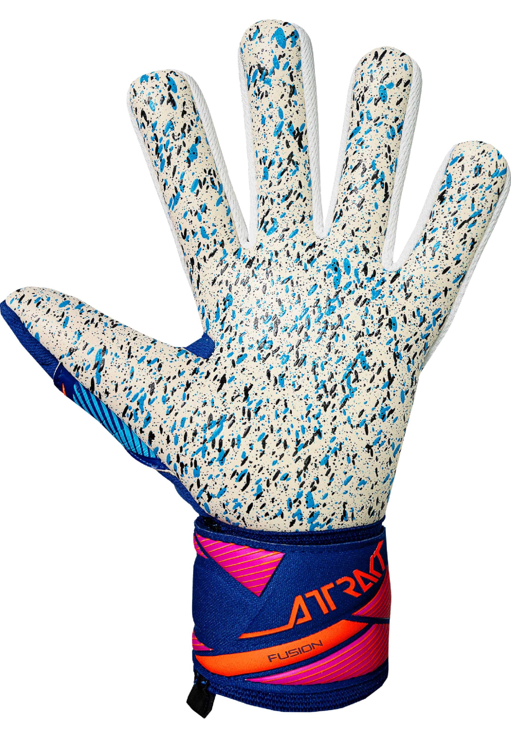 Reusch Guantes de Portero Profesionales para Hombre y Adulto | Agarre Fuerte | Espuma Adhesiva Profesional de 4 mm | Transpirable | para Entrenamiento y Juego | césped Artificial y césped Natural |