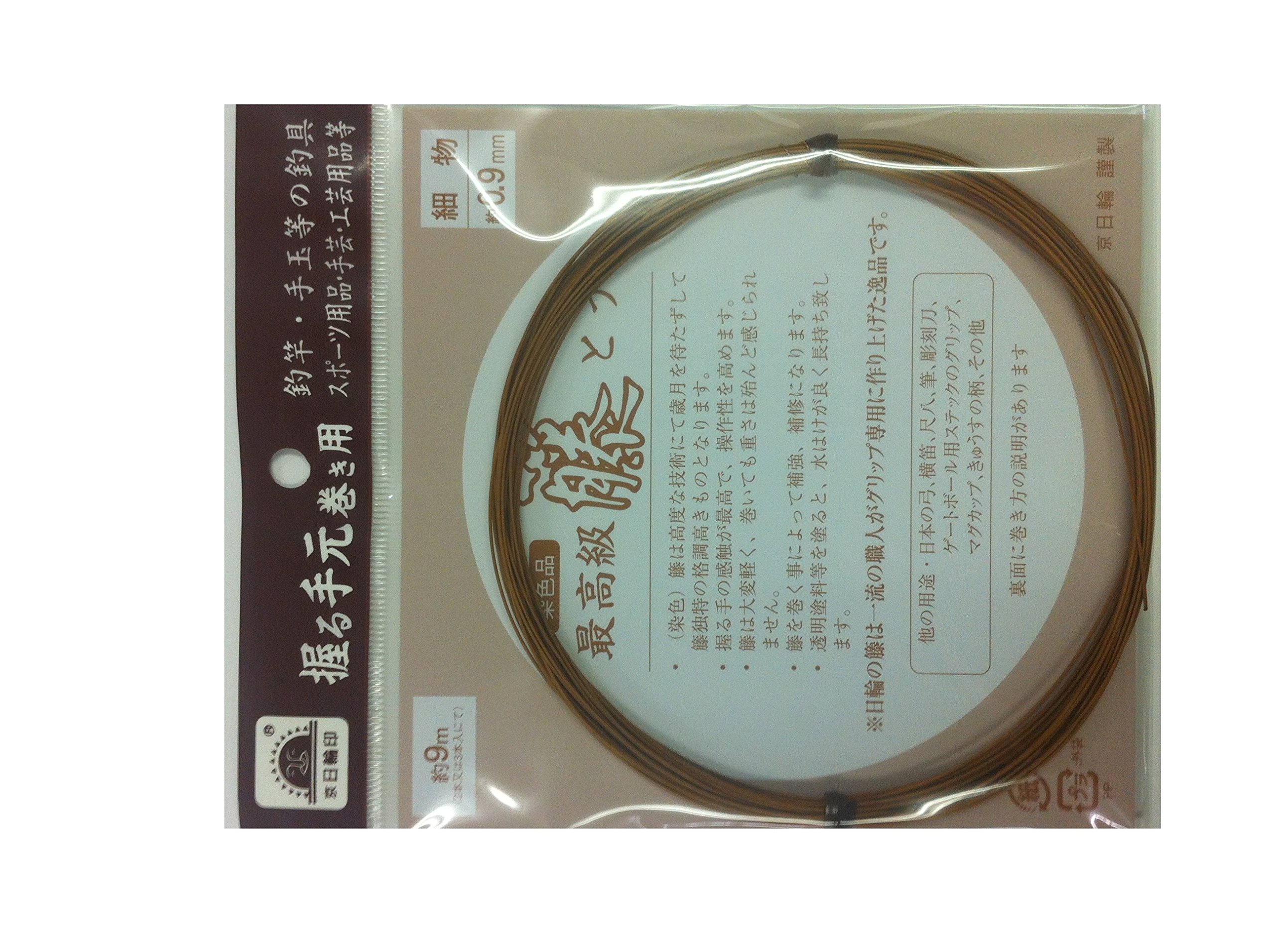 Amazon | 日輪 (染色)籐 細物(9m) | 日輪 | ロッド・竿パーツ