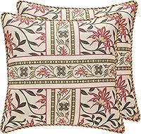 Vista 84 de patdrea Fundas de almohada de diseño floral vintage para sofá, fundas de almohada de lino marrón amarillo con patrón de pájaro y rosa, cojín