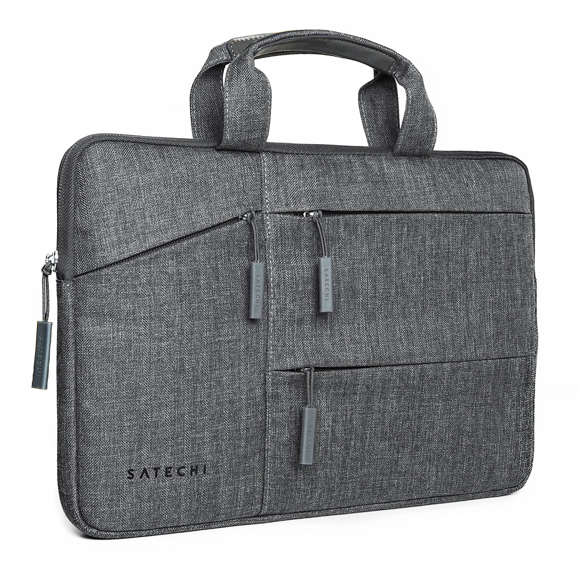 Satechi Sacoche De Transport pour Ordinateur Portable Résistante À L’Eau avec Pochettes, Compatible Macbook 2015/2016, Macbook Pro 13", Microsoft Surface Pro, Samsung Chromebook Et Plus