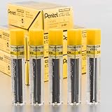 Pentel Super Hi-Polymer Lead Refill, (0.9mm) Thick, 2B, 180 Pieces of Lead, 12 Tubes of Lead (50-9-2B) – view 3