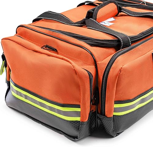 Miniatura 10 de Scherber Bolsa de primera respuesta completamente surtida  Kit profesional grande de trauma y sangrado EMTEMS  Aprobado por HSAFSA  Torniquete CAT,