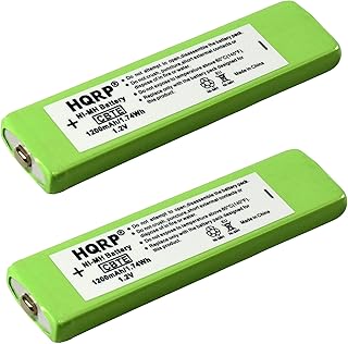 HQRP 2-Pack Battery Compatible with Panasonic HHF-1PSC RP-BP140H RP-BP61 RP-BP61PY SL-CT730 SL-CT830 SL-J905 SL-J910 RP-BP62