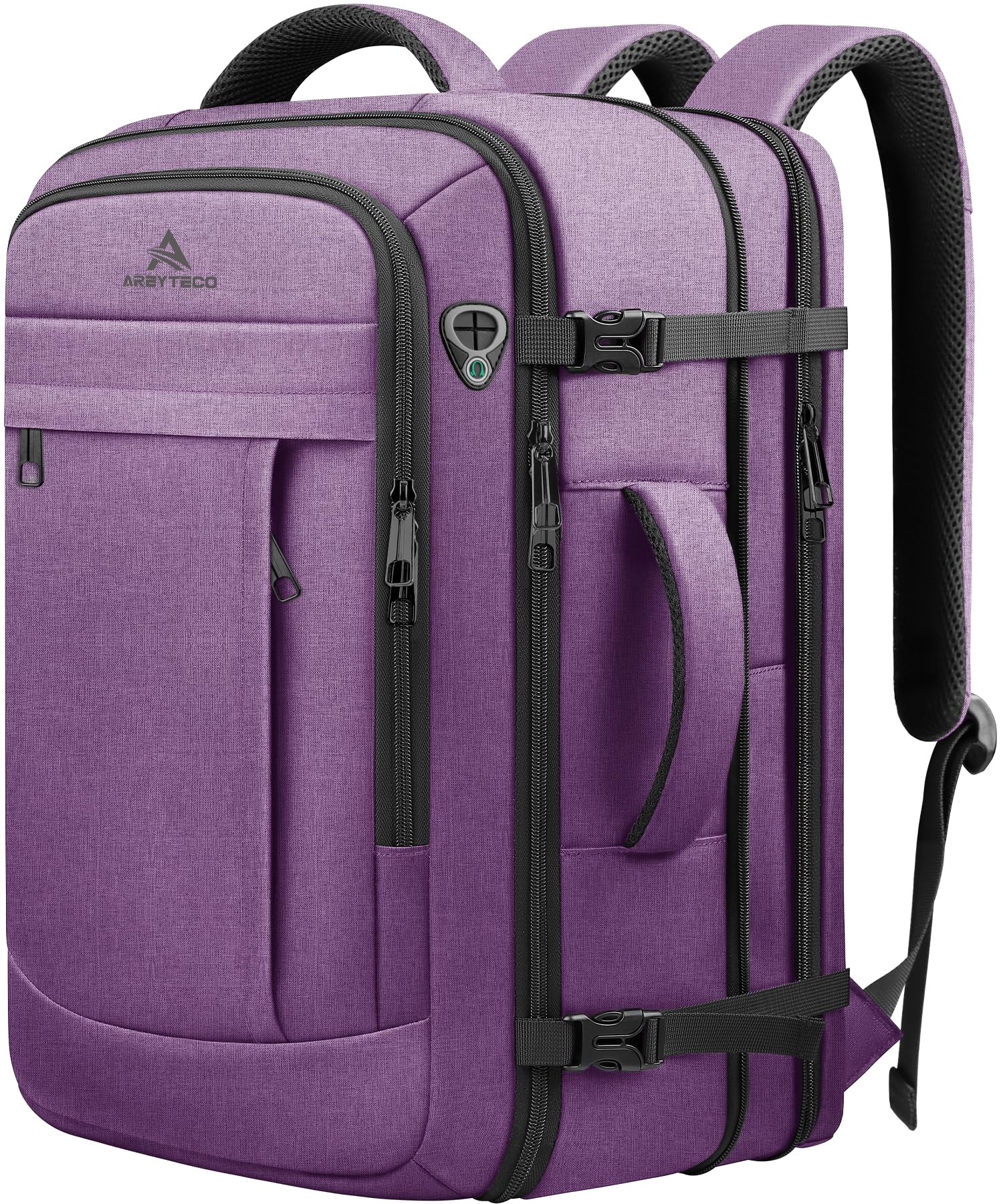 AREYTECO Mochila de mano de 55 L para mujer, mochila extragrande para