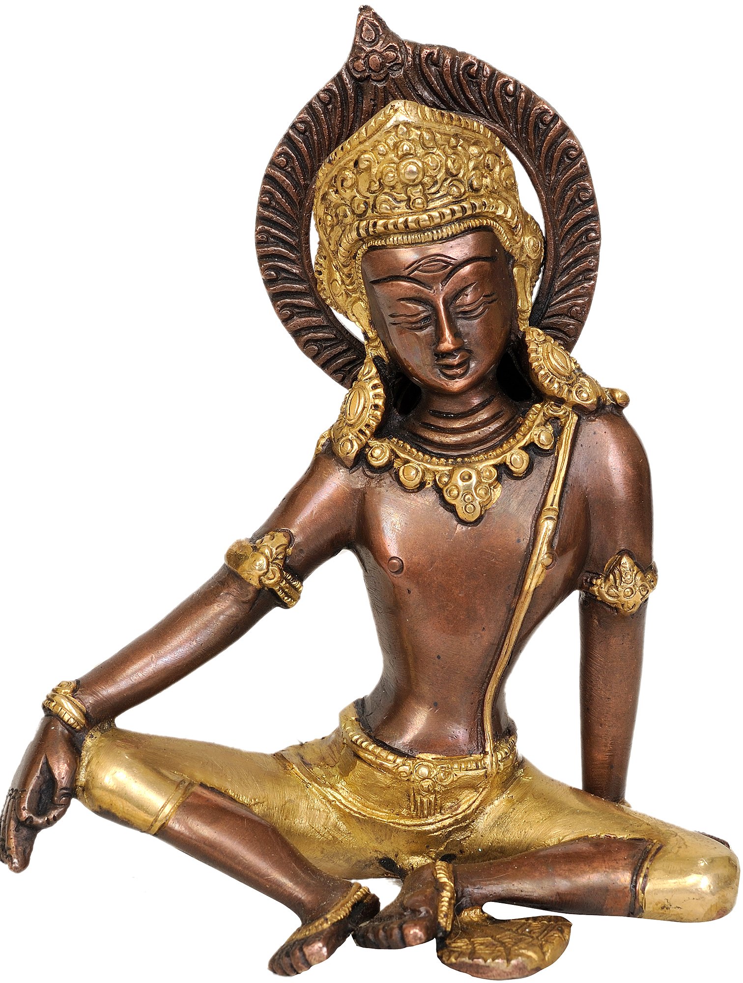 Lord Indra - Brass Statue
