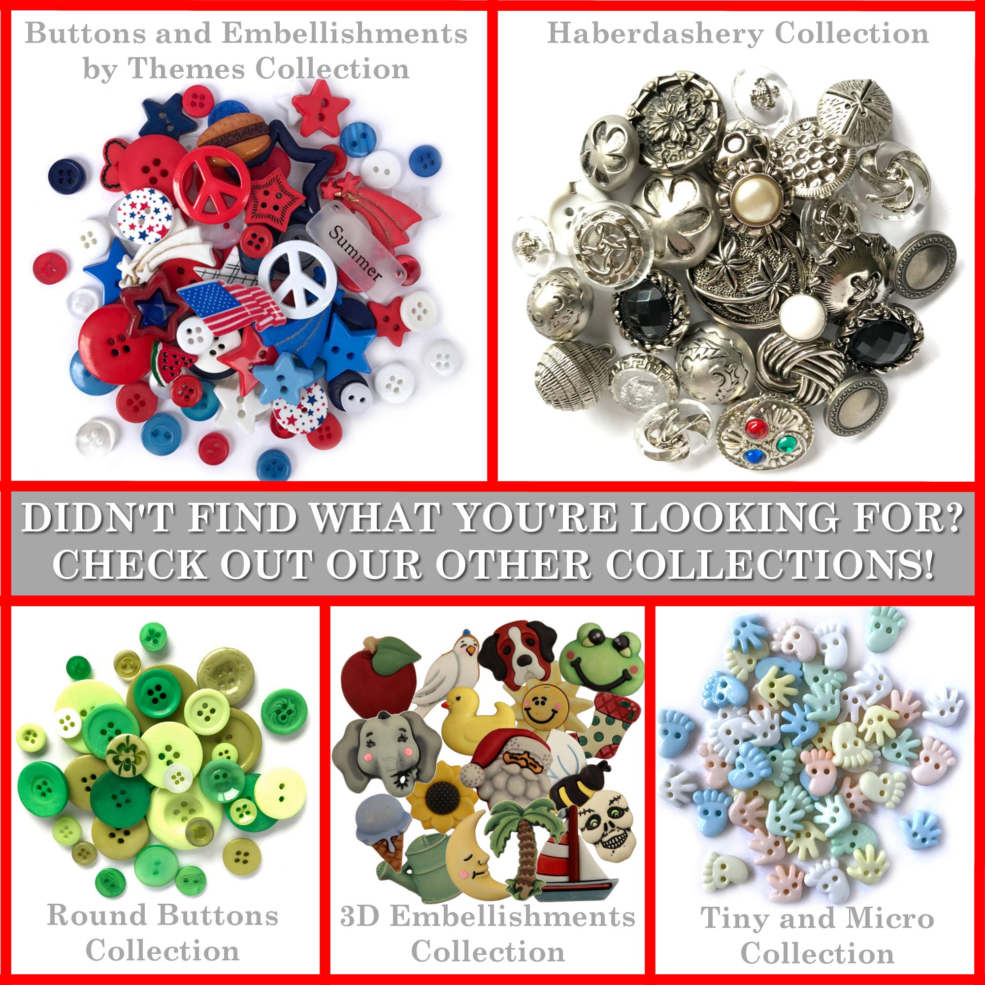 Mix Bottoni Di Plastica Colorati Buttons Galore Per Craft E Cucito | Multicolore 5 Cm - 2