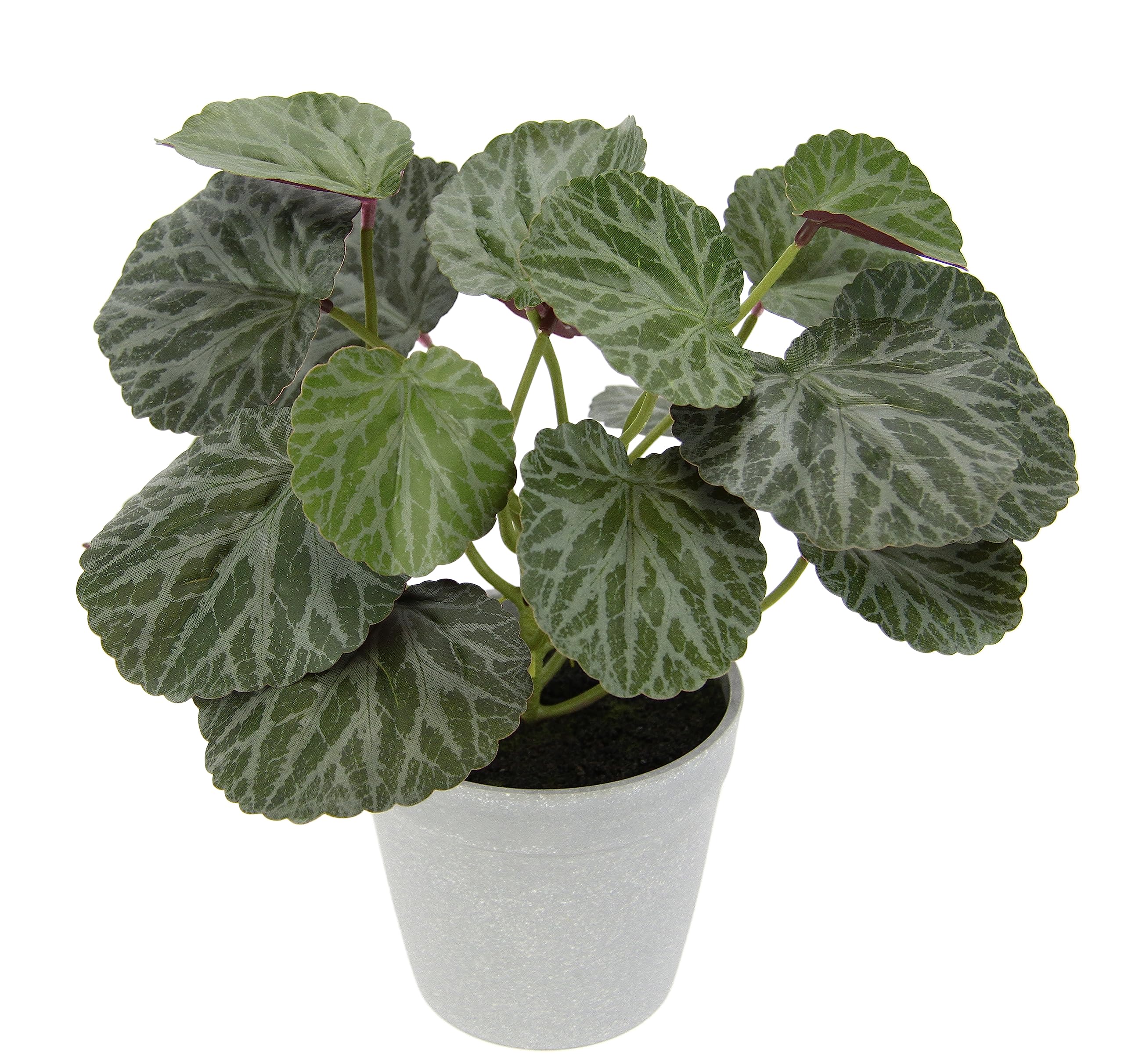 Albero Artificiale Di Begonia 130cm In Vaso - Fiori Rossi Realistici, Decorazione Per Interni Casa E Ufficio - Foto 9