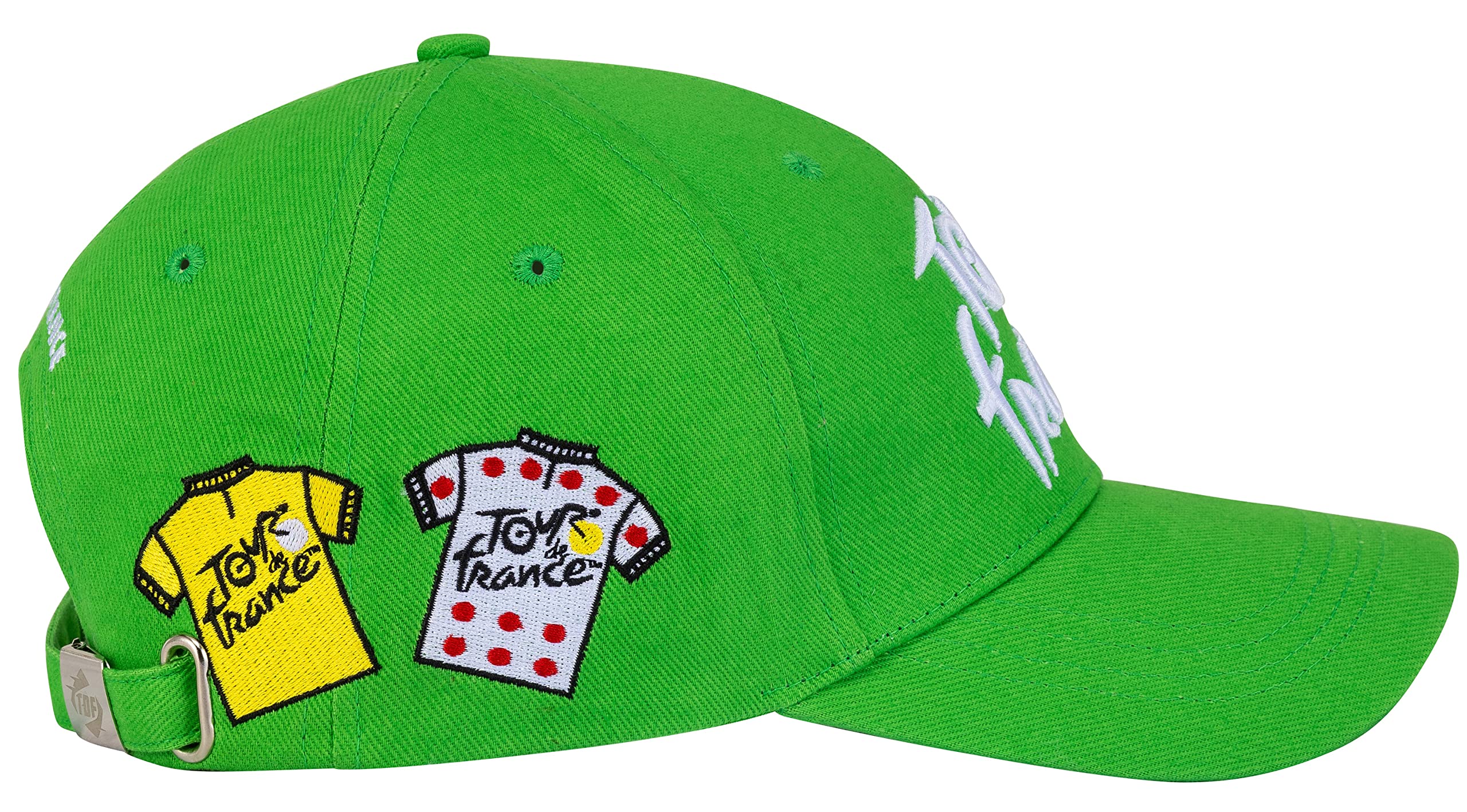 Tour de France Kappe Sprinter – Offizielle Kollektion Radfahren – Größe verstellbar, grün, Einheitsgröße