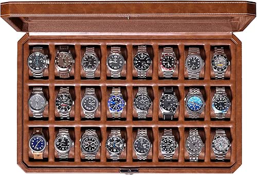 ROTHWELL 24 Slot Watch Case with Lock – Luxury Watch