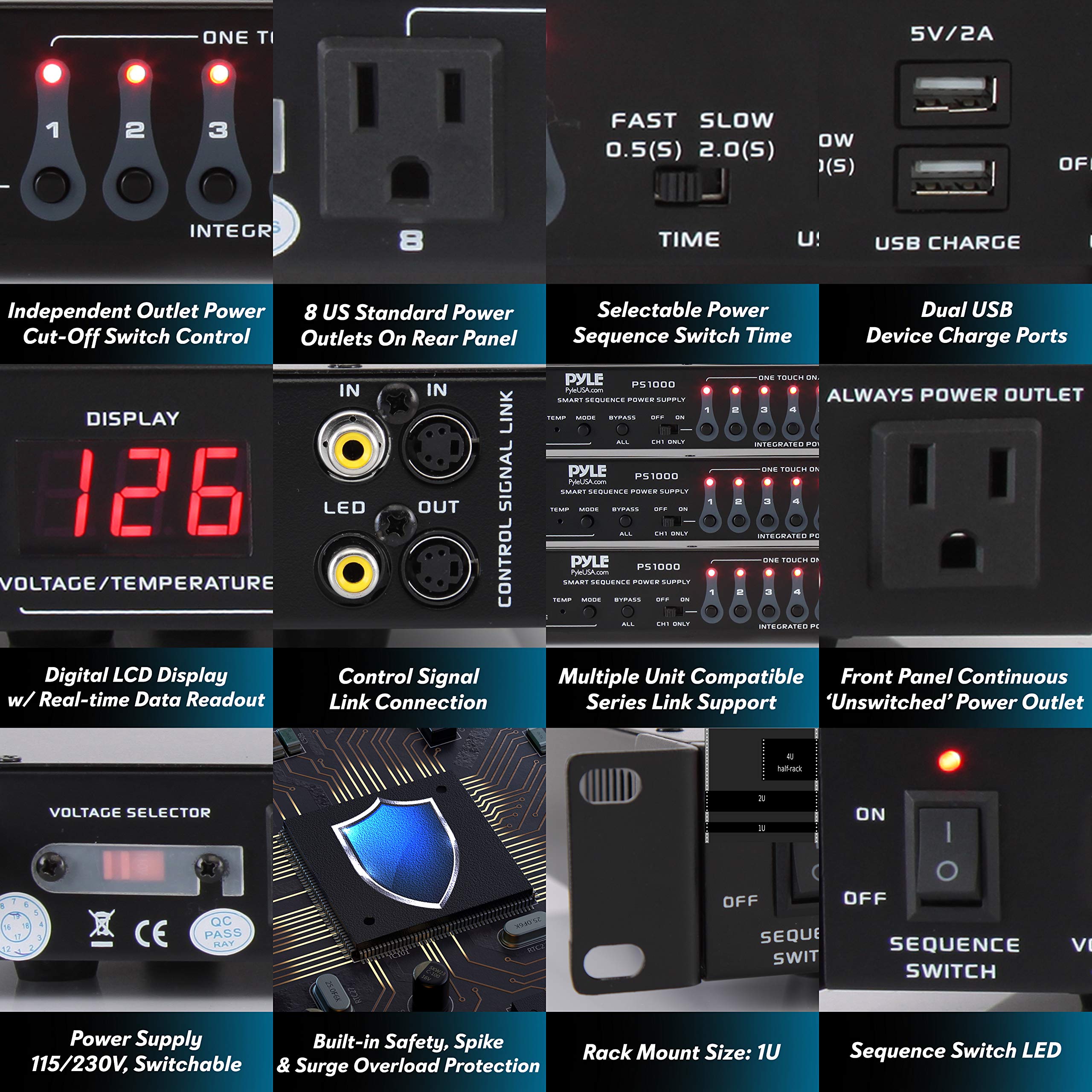 Stage & Studio Power Sequence Conditioner Pro Audio AV Digital Power