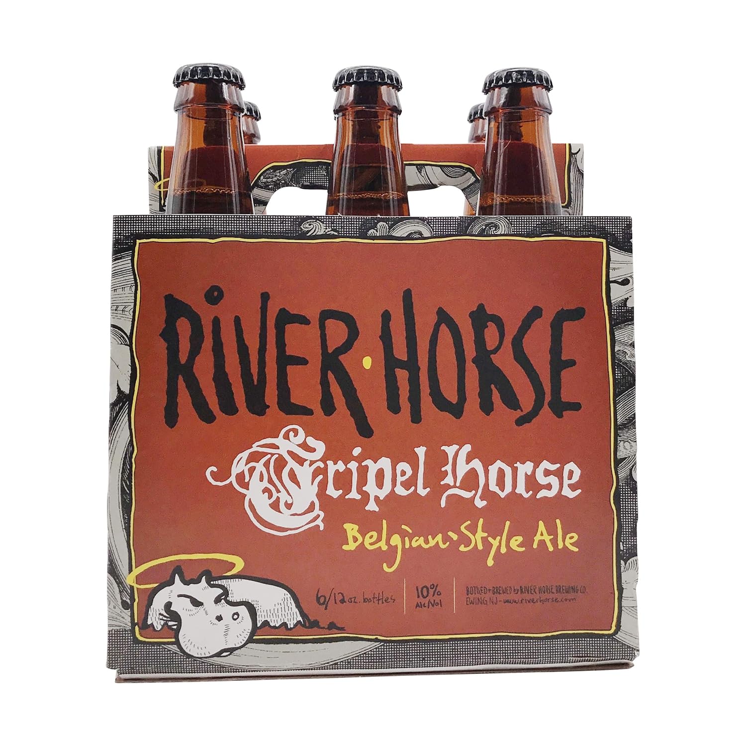 RIVER HORSE BREWING Tripel Horse, 12 FZ Grocery & Gourmet Food