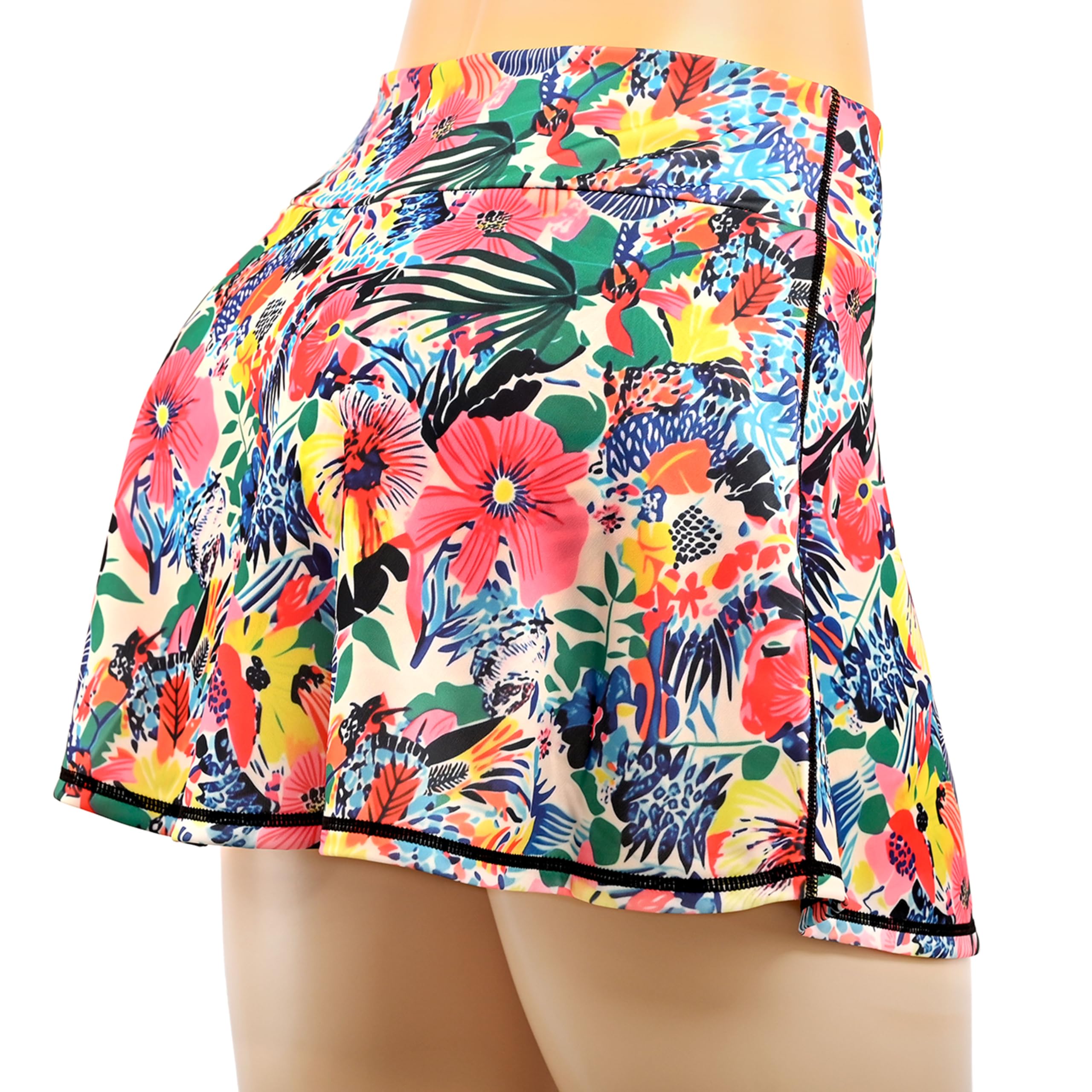 Faldas de tenis y golf para mujer, de cintura alta, atléticas, con bolsillos para pantalones cortos, para entrenamiento, casual, correr