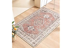 Boho Small Rug 2x3 Washable Area Rugs for Entryway