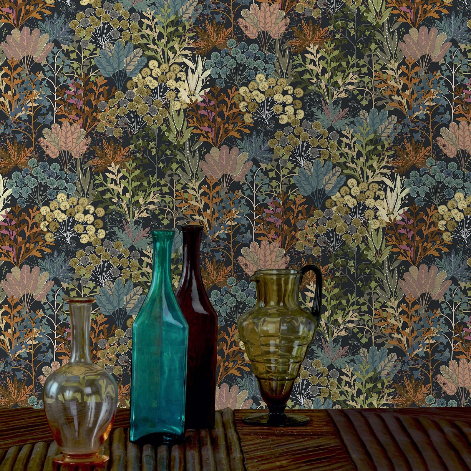 Boho Wallpaper More Vintage Bohemian Floral Wallpaper With Sunflowers