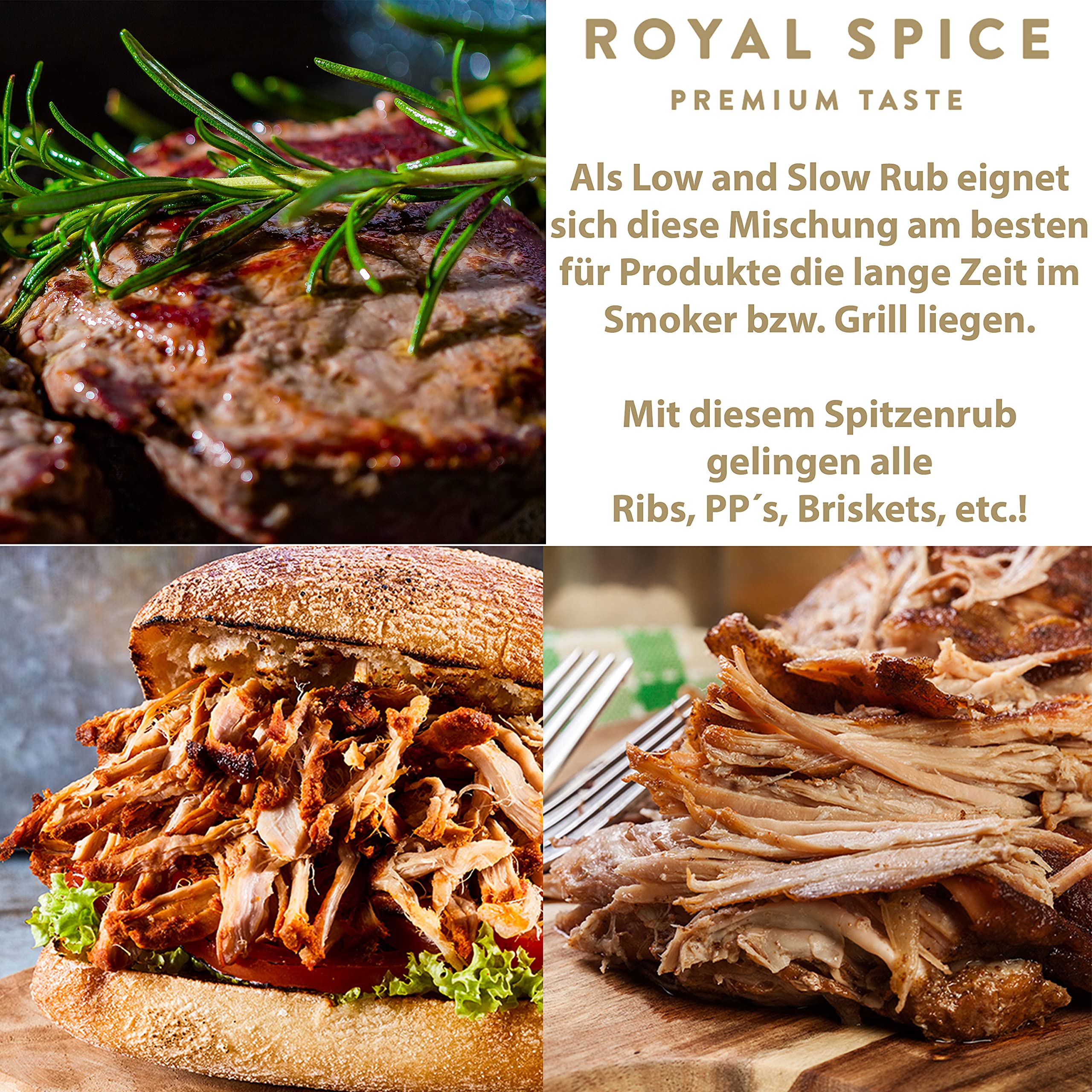 Royal Spice Magic Dust BBQ Rub Gewürzmischung - Erster In Deutschland Hergestellter Magic Dust Rub Nach Dem Originalrezept Von Mike Mills - Verschiedene Größen erhältlich (3 kg)