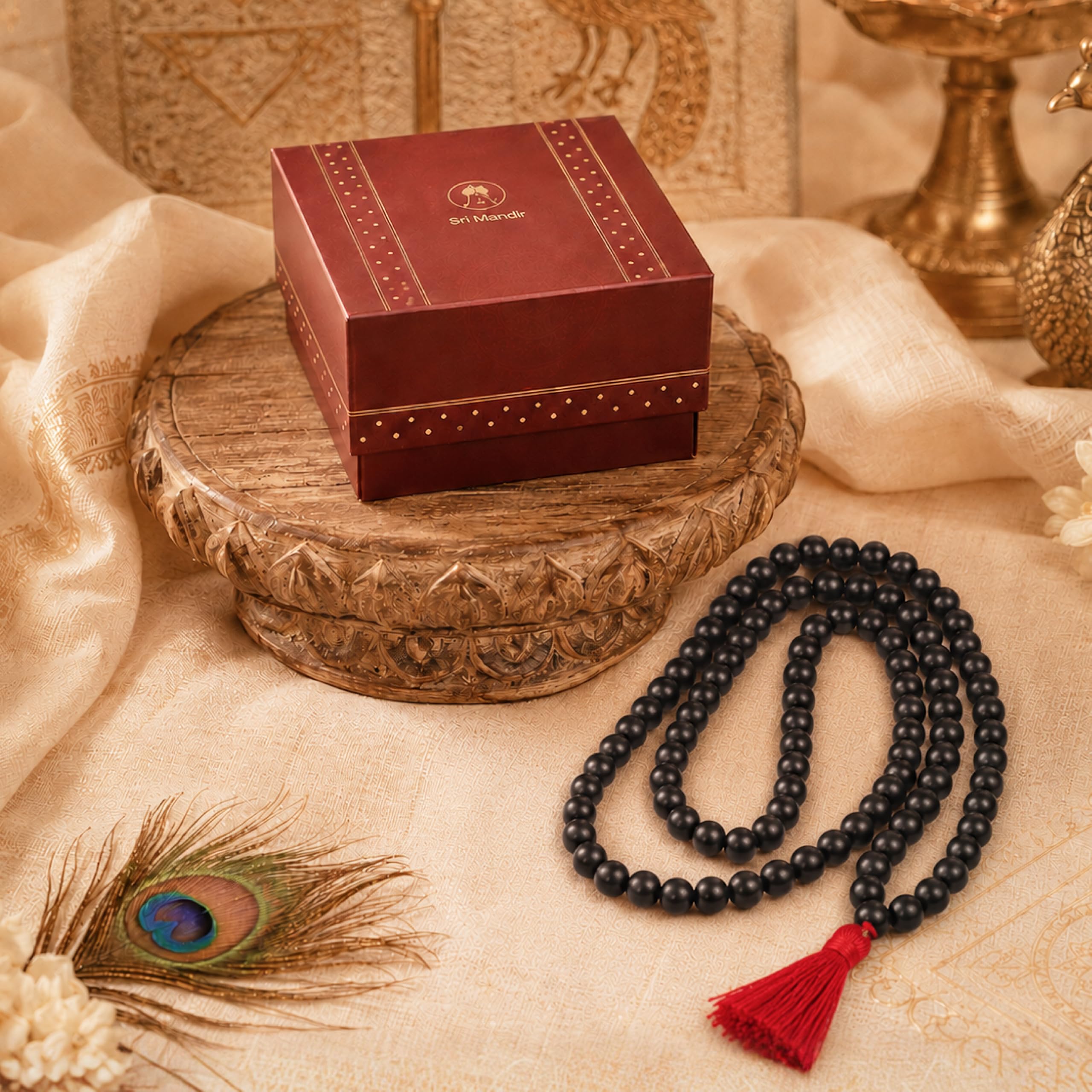Karungali Mala - Black Ebony Prayer Beads -7