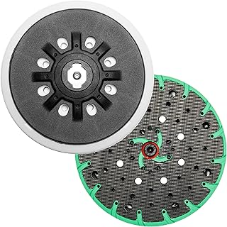 2 pcs 6-Inch Soft Sanding Pad for 6" Hook&Loop Sanding Discs, 17/48-Hole M8 Thread Back-up Pad Replace ETS 150/3 EQ,ETS 150/5 EQ,ETS EC 150/3 EQ,ETS EC 150/5 EQ Grinder Accessories