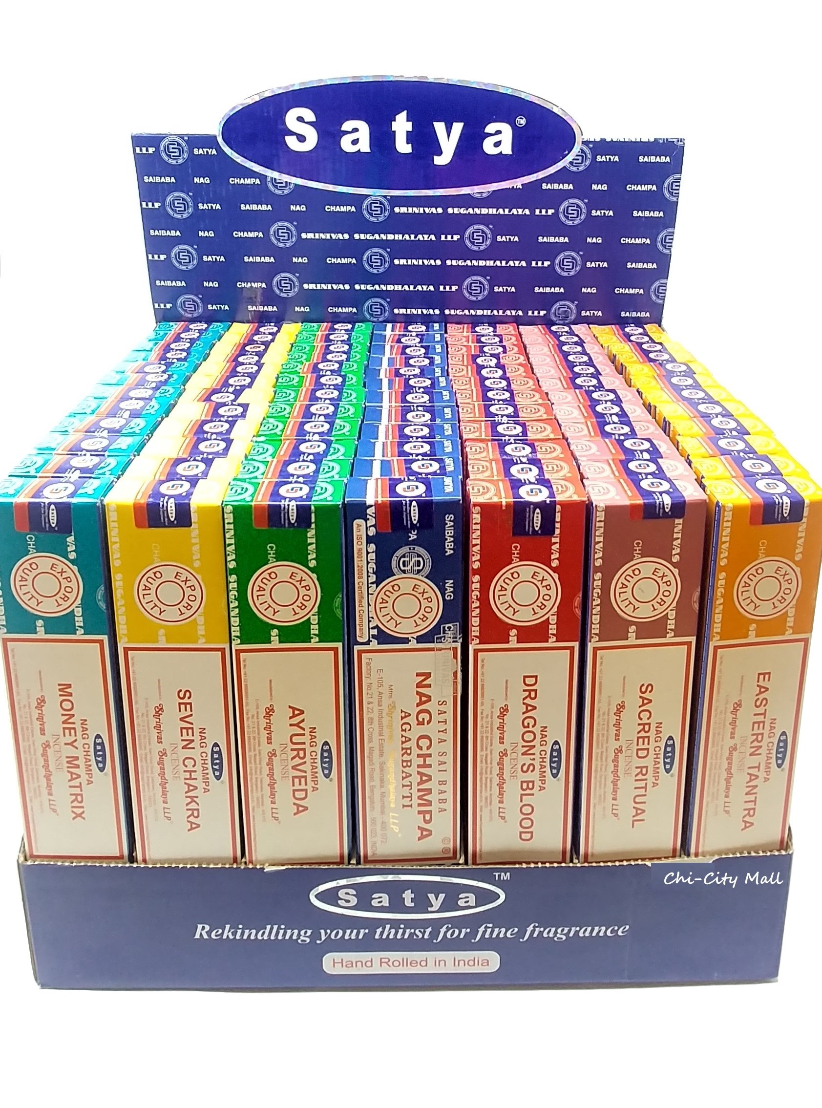 Buy (7Pack/105g) Satya Nag Champa Incense Sticks Assorted Gift Set