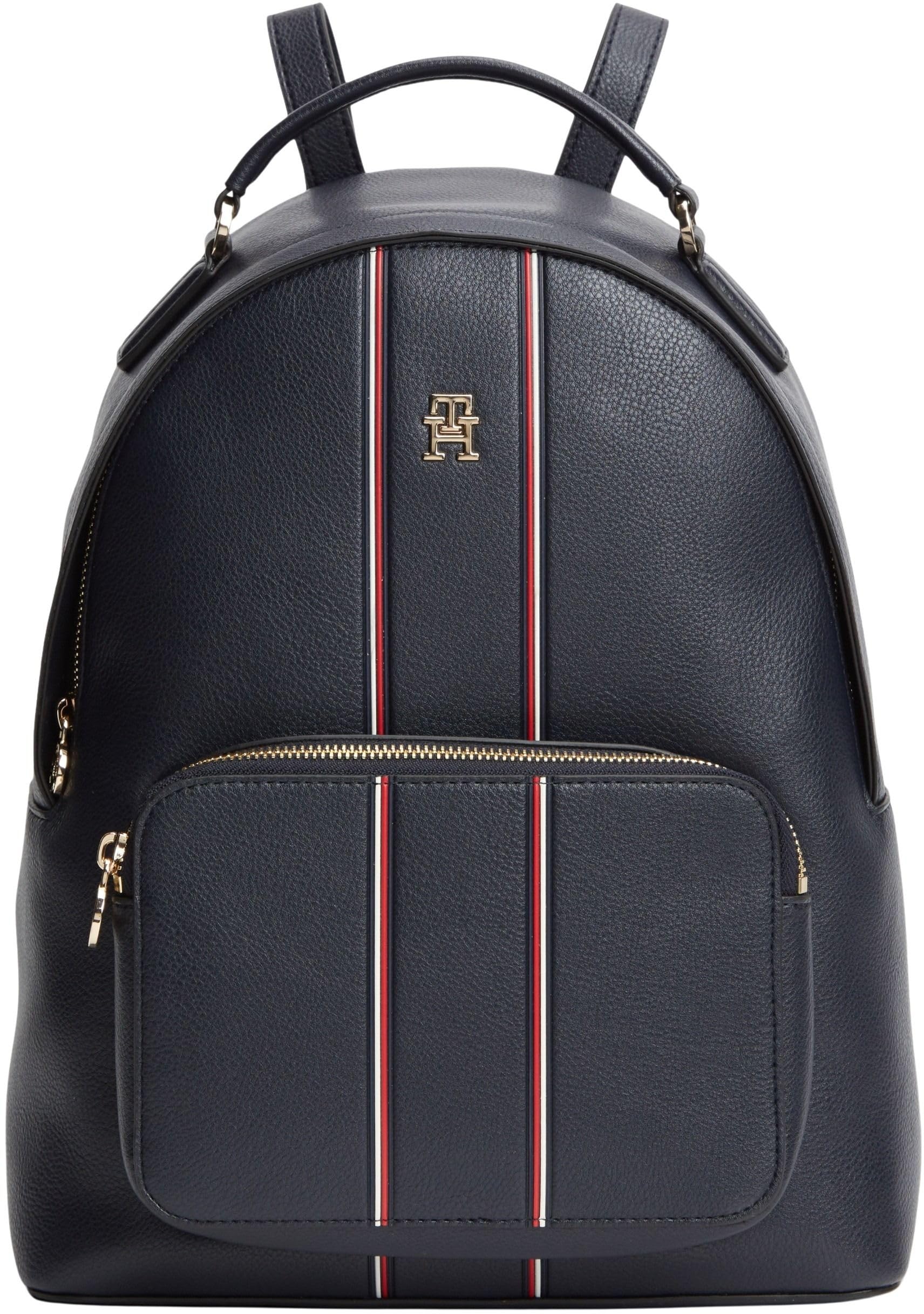 Tommy Hilfiger Damen Rucksack Daily mit Branding, Blau (Space Blue), Einheitsgröße