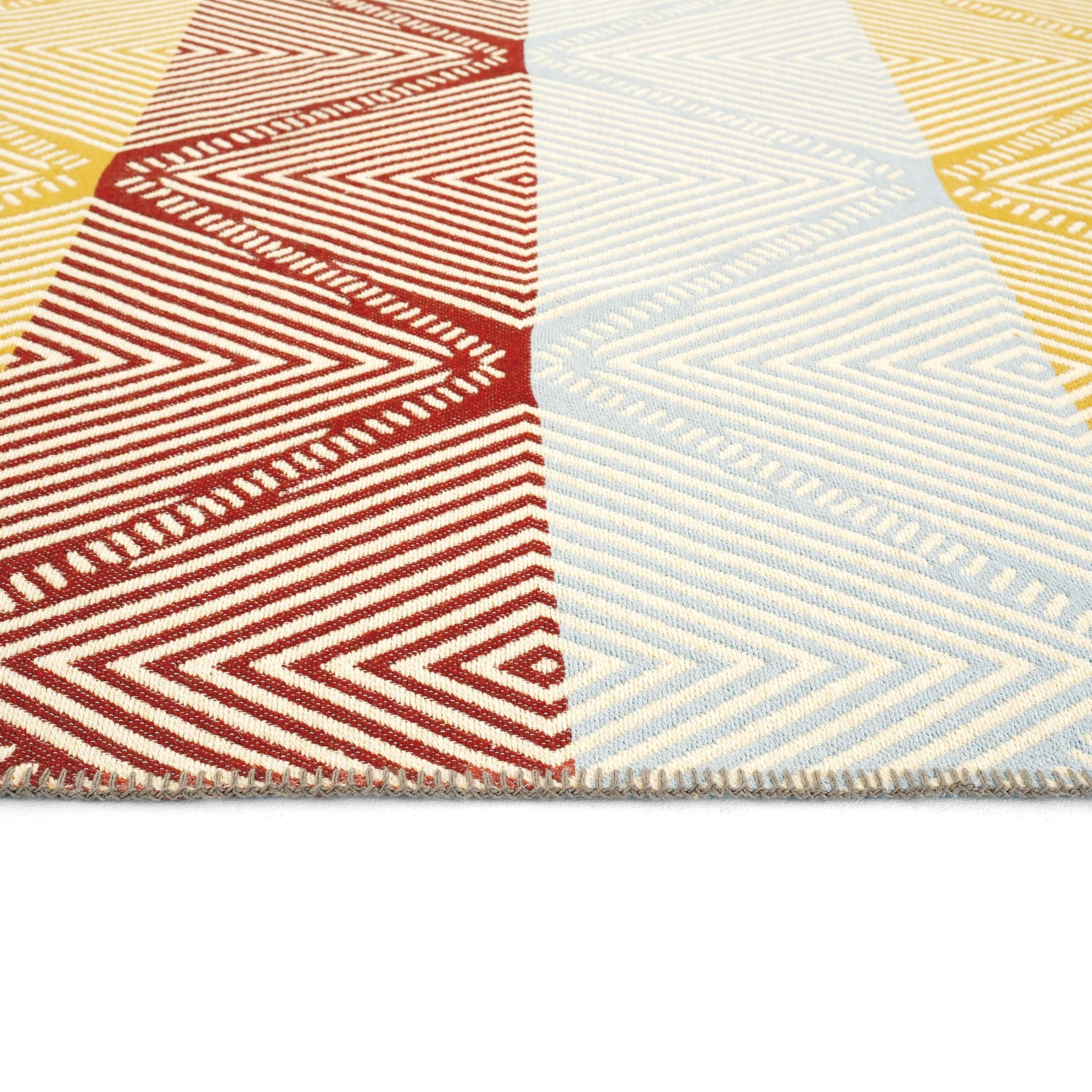 Cool Halı Lovely 2412 B Renkli Kilim Makinede Yıkanabilir Çift Taraflı Akrilik İnce Banyo Balkon Mutfak Kilimi