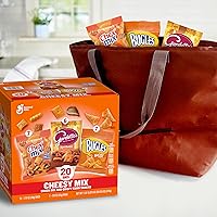 Vista 5 de Cheesy Mix Paquete variado de aperitivos, Chex Mix Cheddar, Bugles Nacho Cheese, Gardetto's Aged Cheddar, 20 unidades, 28.875 oz