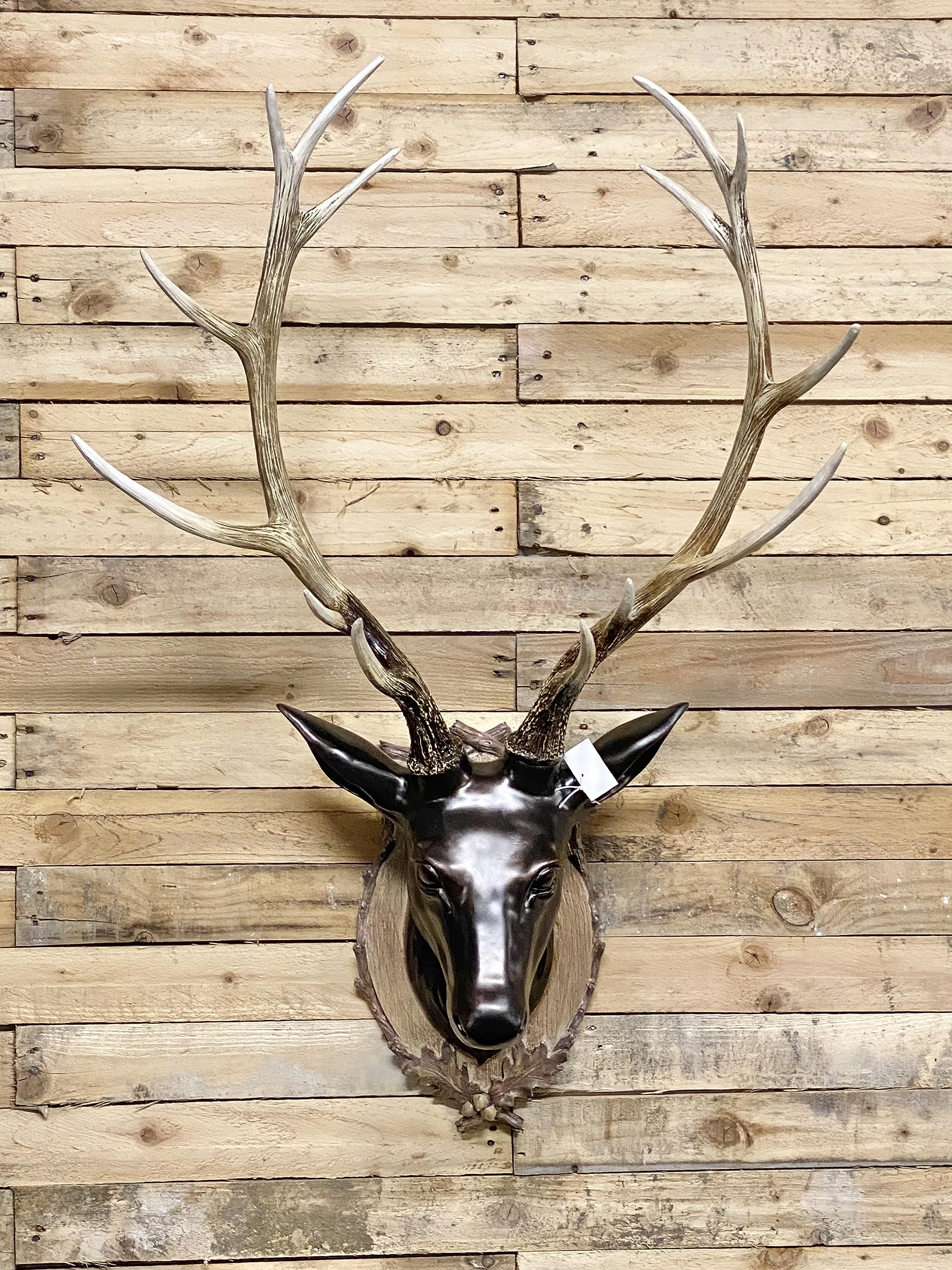 Resin Stag Head Wall Mounted Sculpture - Wall Art - Stag Head - Living Room