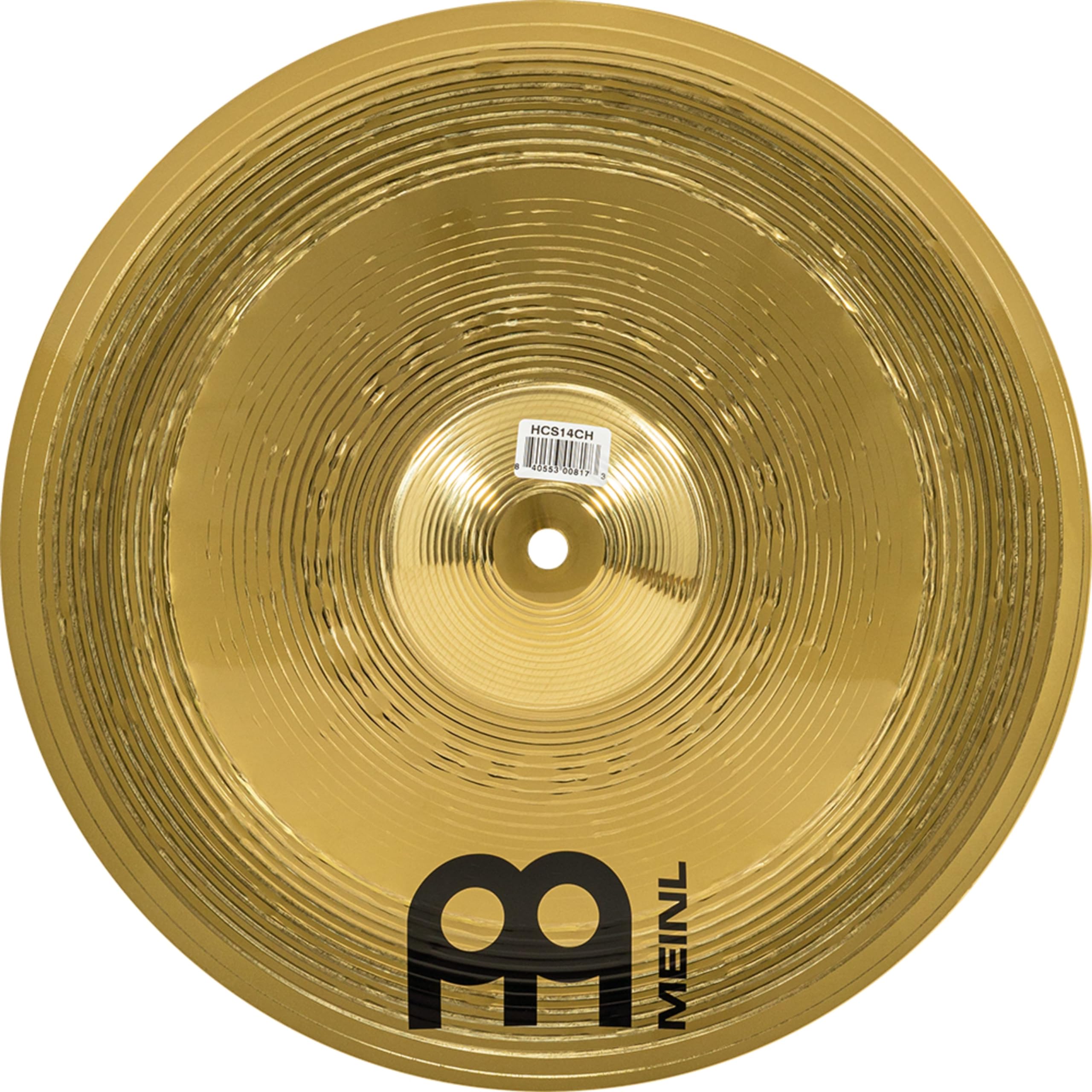 Meinl Cymbals HCS piatto China 14 pollici (35,56cm) per Batteria – Finitura Tradizionale Ottone, Made In Germany (HCS14CH)